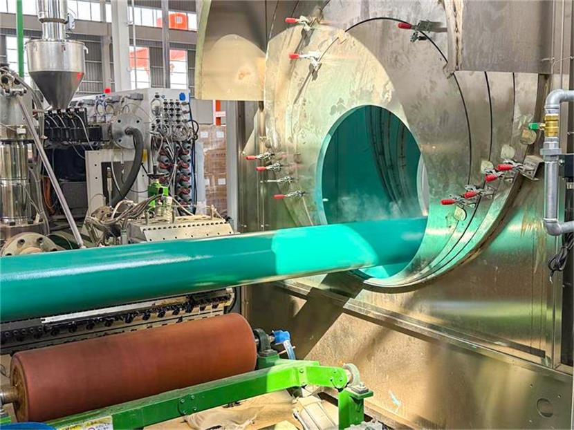 Teil I: In der Korrosionsschutz-Produktionslinie bei Huayang Steel Pipe – Pro...